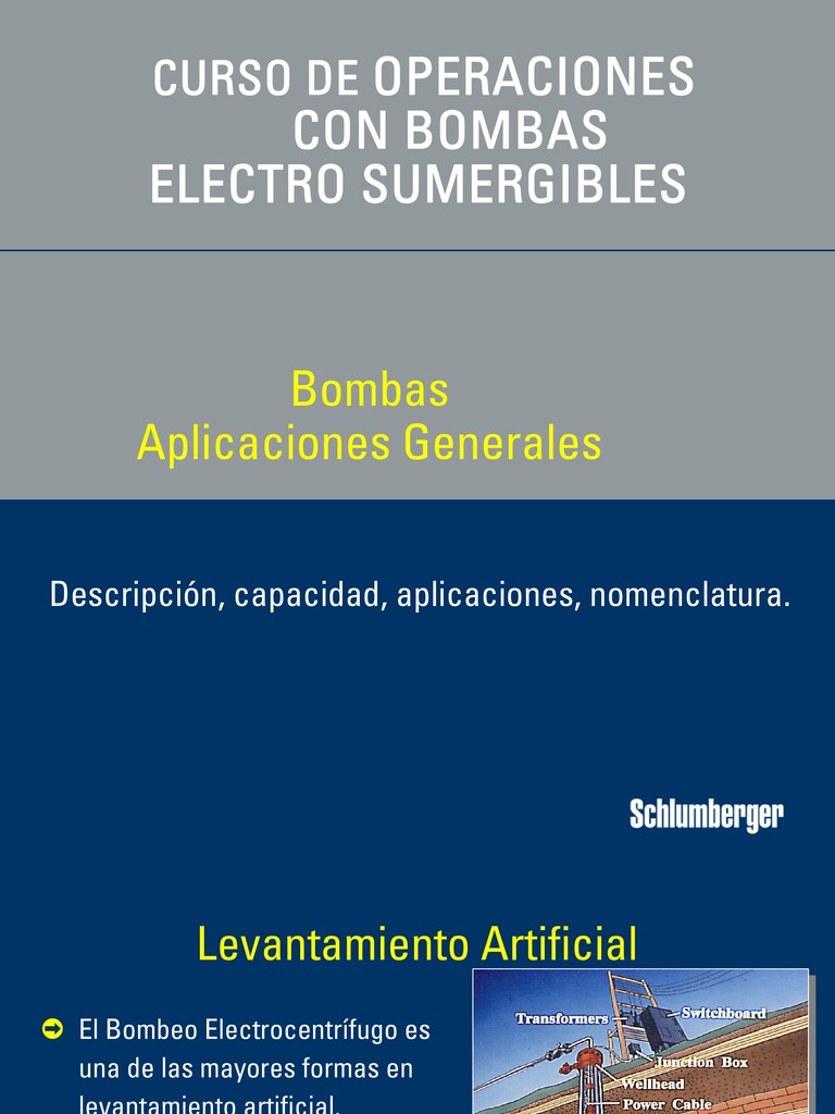 manual de bombeo electrosumergible